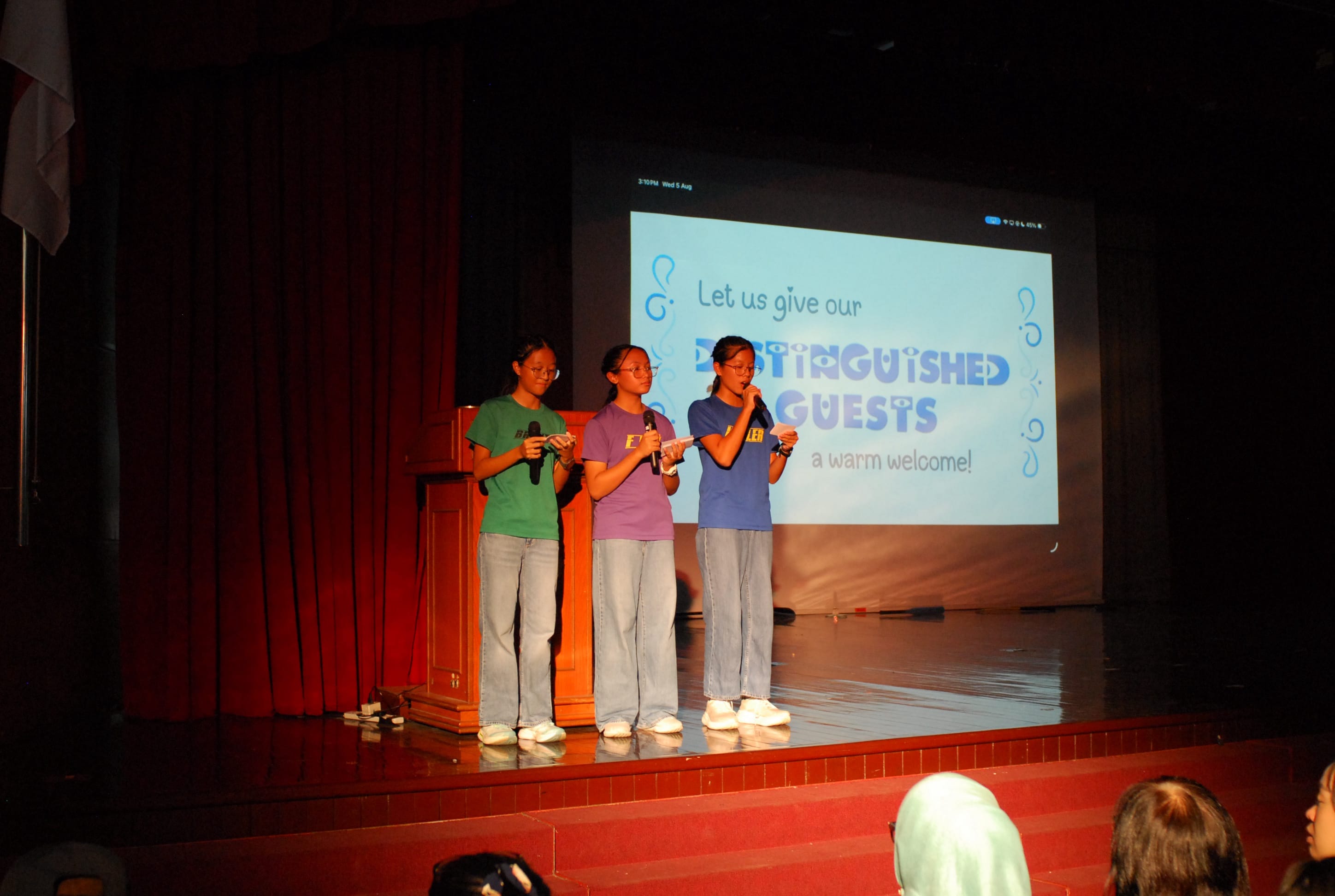 Student performing
